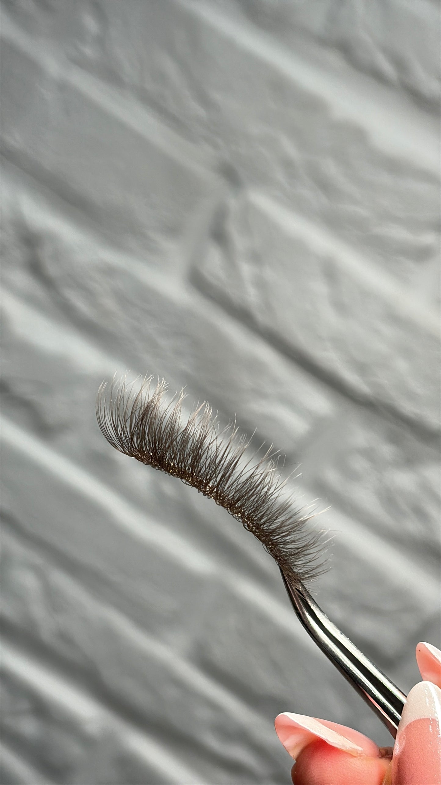 "Velvet" brown russian volume lashes